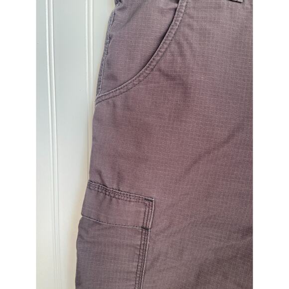 Berne Shorts Mens 44 Brown Carpenter Canvas Relaxed Outdoor Work, Ripstock - Picture 3 of 7